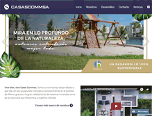Tablet Screenshot of casascommsa.com.mx